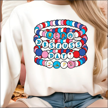 Seuss Friendship Bracelet DTF Transfer