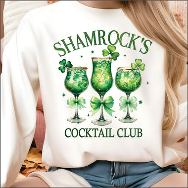 Shamrock Cocktail Club DTF Transfer