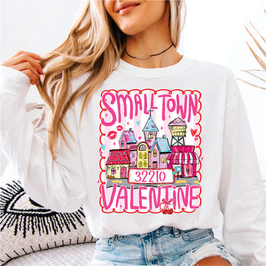 Custom Small Town Valentine w zip code