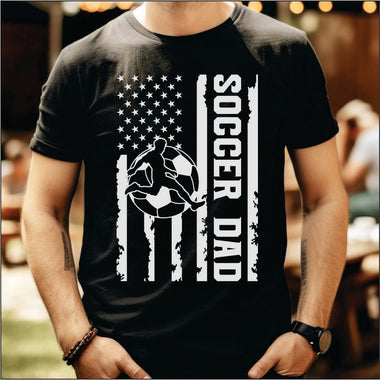 Soccer Dad American Flag