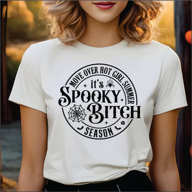 Spooky Season Black Print DTF Transfer