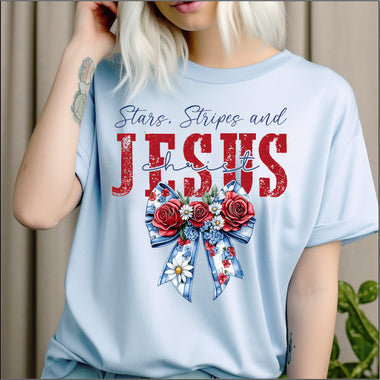 Stars Stripes and Jesus Christ