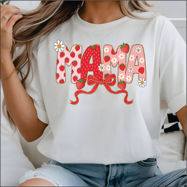 Strawberry Mama DTF Transfer