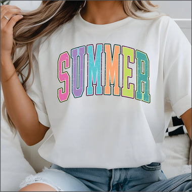 Summer Retro Colors DTF Transfer