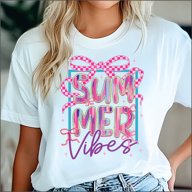 Summer Vibes Panels DTF Transfer