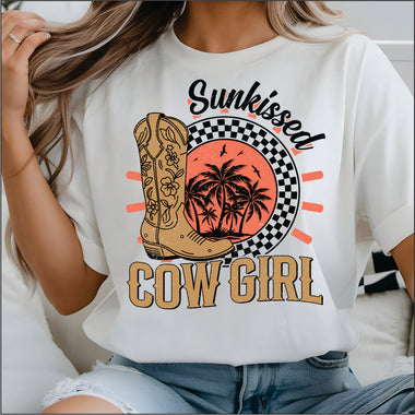 Sunkissed Cowgirl DTF Transfer