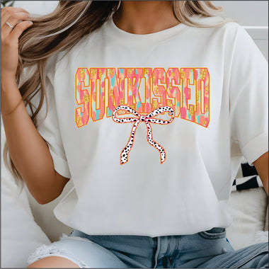 Sunkissed w Bow DTF Transfer