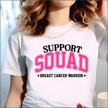 Support Squad Breast Cancer Awareness DTF Transfer