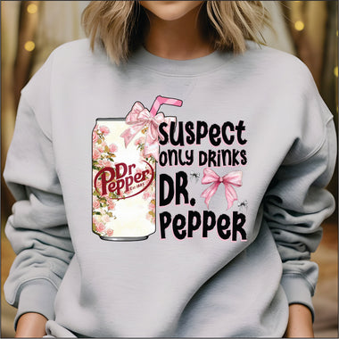 Suspect only Drinks Dr P Floral DTF Transfer