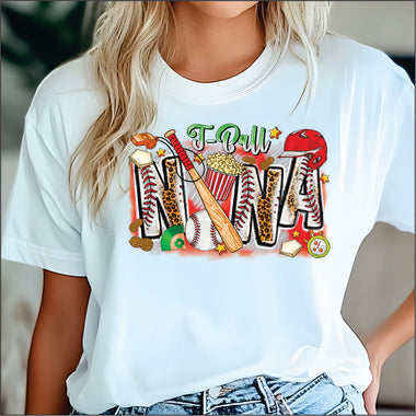 T-Ball Nana DTF Transfer