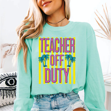 Teacher Off Duty Stripes