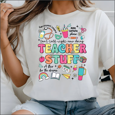 Doing Teacher Stuff DTF Transfer
