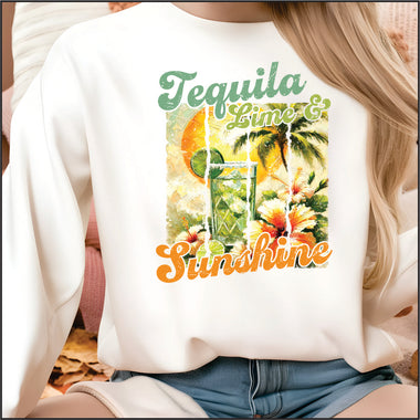 Tequila Lime & Sunshine DTF Transfer