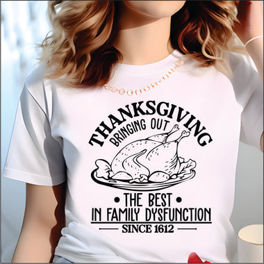 Thanksgiving Family Dysfunction DTF Transfer