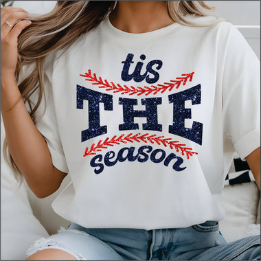 Tis the Season Faux Glitter DTF Transfer