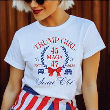 Trump Girl Social Club DTF Transfer