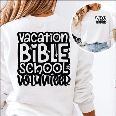VBS Volunteer 2 part DTF Transfer