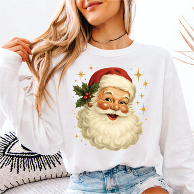 Vintage Smiling Santa