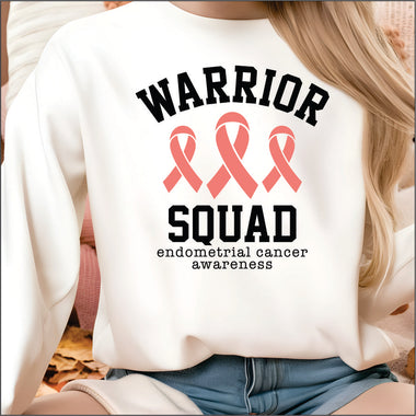 Warrior Squad Endometrial Cancer Awareness DTF Transfer