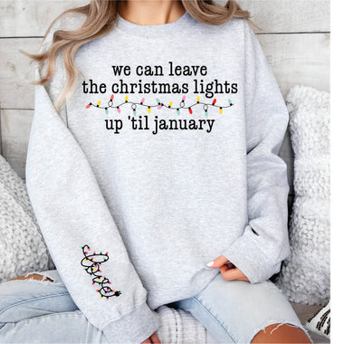 We can Leave the Lights up til January 2 part
