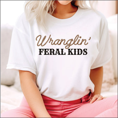 Wranglin Feral Kids DTF Transfer