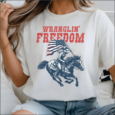 Wranglin Freedom DTF Transfer