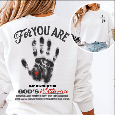 You are Gods Masterpiece DTF Transfer