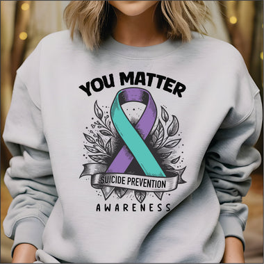 You Matter Suicide Awareness DTF Transfer