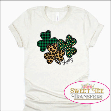 3 Clovers St. Patty's Day DTF Transfer