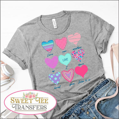 Love One Another Digital Heat Transfer