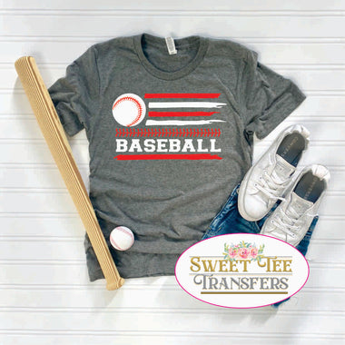 Baseball Flag DTF Transfer