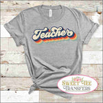 Retro Teacher Full Color Digital Heat Transfer