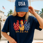 Patriotic Cluck DTF Transfer
