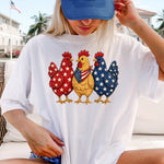 Patriotic Cluck DTF Transfer