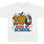 100 Days of School Leopard and Plaid DTF Heat Press Transfer