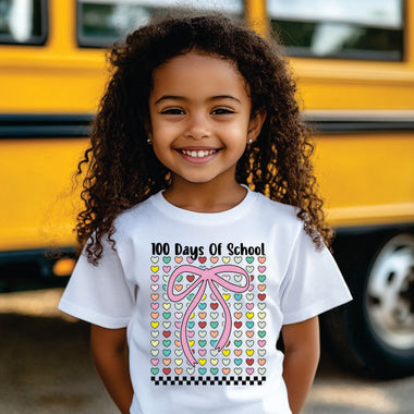 100 Days of School Hearts