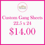 Create Custom DTF Gang Sheets 22.5"x12" up to 22.5" x 96"