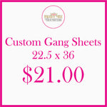 Create Custom DTF Gang Sheets 22.5"x12" up to 22.5" x 96"