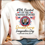 Inauguration Day 47th President Yellow Print DTF Transfer