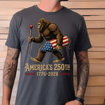 America's 250th Firework Sasquatch DTF Transfer