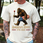 America's 250th Firework Sasquatch DTF Transfer