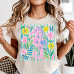 Preppy Seahorse DTF Transfer