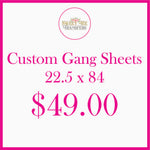 Create Custom DTF Gang Sheets 22.5"x12" up to 22.5" x 96"