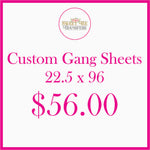 Create Custom DTF Gang Sheets 22.5"x12" up to 22.5" x 96"