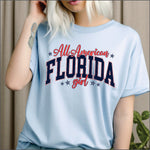 All American States (any state) Girl DTF Transfer