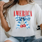 America With Bow & Cherries