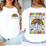 Autism Awareness Rainbow 2 part