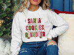 Santas Cookies Reindeer DTF Transfer