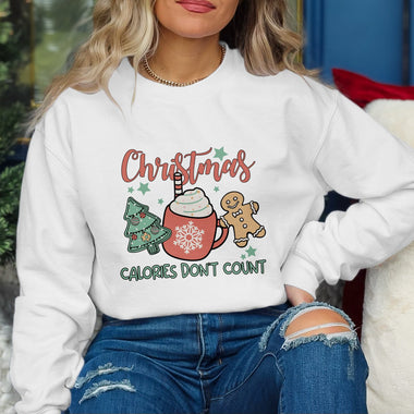 Christmas Calories Don't Count DTF Transfer