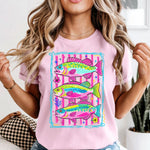 Preppy Bright Fish DTF Transfer